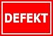 Produktbild Melis Folienwerkstatt Schild - Defekt - 15x10cm | 3mm Hartschaum  S00070-131-D -20 VAR