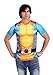 Marvel X-Men Men's Wolverine Chest T-Shirt, White Sublimated, X-Large