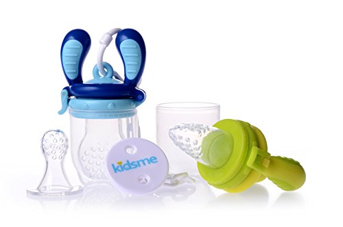 kidsme(キッズミー) モグフィステップアップセット モグフィ2個+サックSML3種類+ホルダー付 果物や野菜、豆腐などの柔らかくした離乳食に ごっくん期~