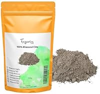 500g Lavaerde Pulver, Ghassoul, Tonerde für Haut, Haar & Körperpflege, Mineralerde, auch für Masken & Peelings, Ohne Tenside, Natürlich & Vegan - Tazarin Ltd