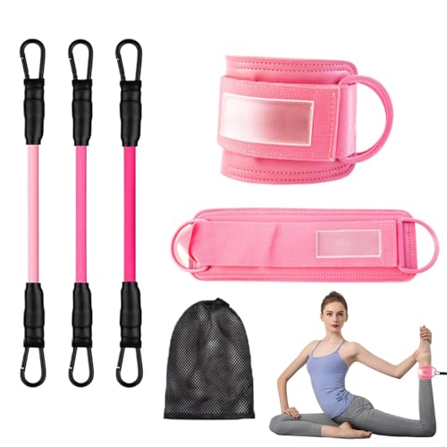 Manchettes et poids de cheville avec bandes de résistance élastiques pour un fitness complet