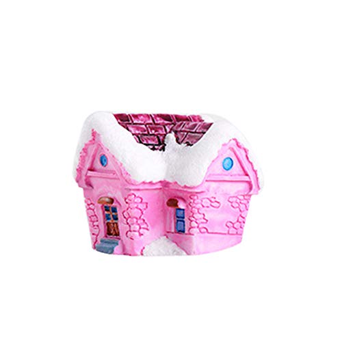 tianxiangjjeu Miniature Landscape Garden Ornament House Shape Doll House Decoration Random Color