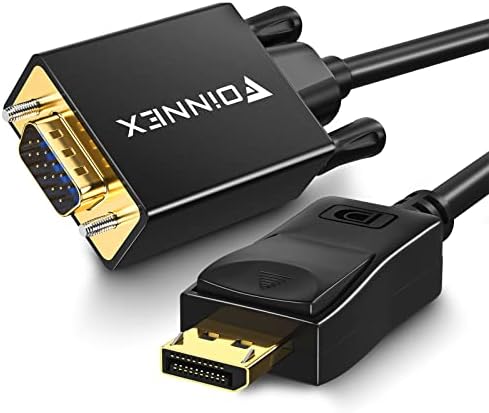Adapter HDMI na DisplayPort, konwerter HDMI męski na DP żeński 4K 60 Hz, aktywny adapter HDMI 1.4 na DP 1.2 z zasilaniem USB, wyjście HDMI na wyświetlacz, kabel wideo do laptopa/PC/hosta gier do