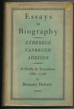 Hardcover Essays in biography, 1680-1726, Book