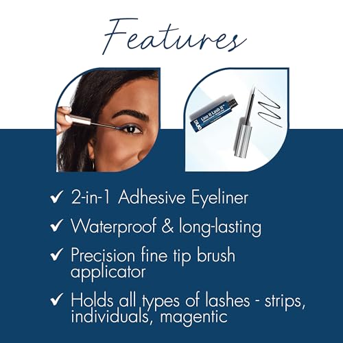 DUO Line It Lash It Liner Metallic Blue 2 en 1 miniatura 4