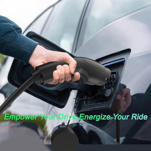 BlueAmp EV Ladekabel mit Aufbewahrungstasche, Modus 3 Typ 2 auf Typ 2 EV Schnellladekabel, 11KW 16A 5M Elektroauto Ladekabel, 3 Phasen Typ 2 Ladekabel für EV & PHEV