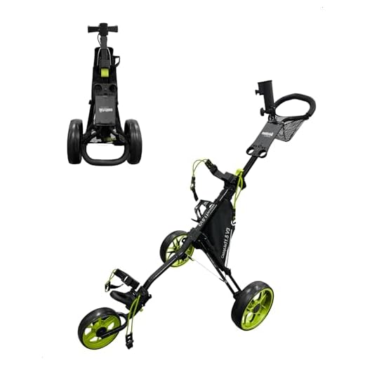 Caddytek CaddyLite 11.5 V3 3 Wheel Golf Push Cart - Lightweight, Easy to Fold