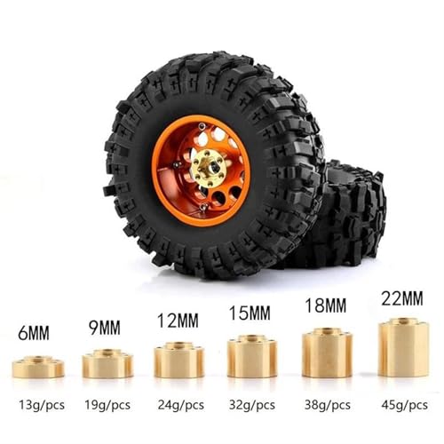 Moyeu hexagonal roue 12mm élargi pour vos sorties scale en forêt - 2