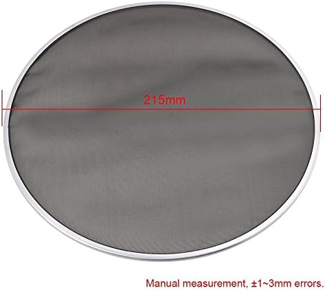 Parche negro malla simple 8 pulgadas para batería miniatura 5