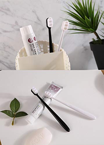 Extra Soft Toothbrush, Ultra Soft-Bristled Adult Toothbrush Micro Nano 12000 Floss Bristle Good Cleaning Effect For Sensitive Teeth Oral Gum Recession(2 Pcs) #TOP6