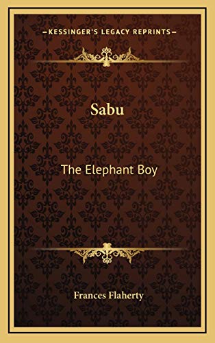 Sabu: The Elephant Boy