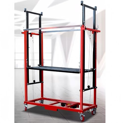 Uso versatile: ideale per una varietà di attività aeree come manutenzione dell'illuminazione, verniciatura, riparazione del tetto e servizi per alberi. Questa piattaforma elevatrice è adatta per l'uso in vari ambienti, inclusi magazzini, cantieri edili e aziende agricole, fornendo comodità ovunque sia necessario.