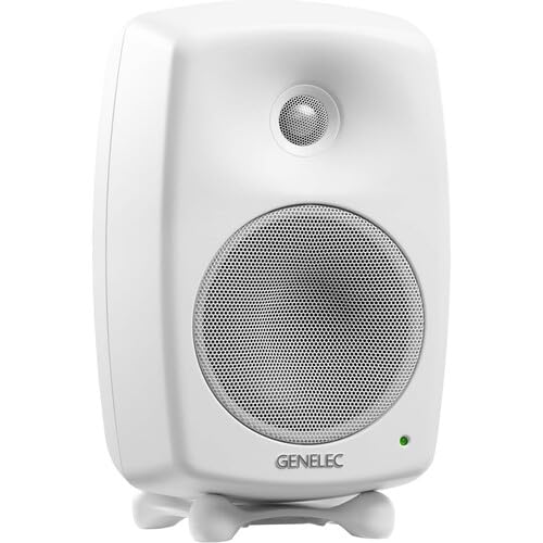 Genelec 8030CWM White Compact Active Studio Monitor Speaker
