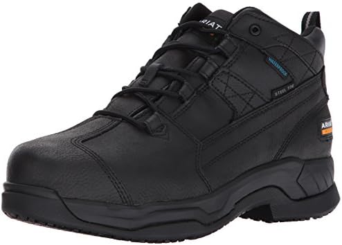 black ariat work boots