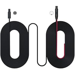 pelsee 4-pin 33ft Mirror Dash Cam Rear Cam Extension Cable, Backup Camera Extension Cord, Suitable for P12 Pro/S12 Pro/P2 Trio/P1 Duo/P3, Not Suitable for S12 and P12 Pro Max