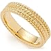 Produktbild Leonardo Jewels Theresia Ring, BandRing aus Edelstahl, Gr. 18 (56), gold Zopfmuster, Kordel-Optik, farbecht, wasserfest, Damen Schmuck 1 Stück, 022867