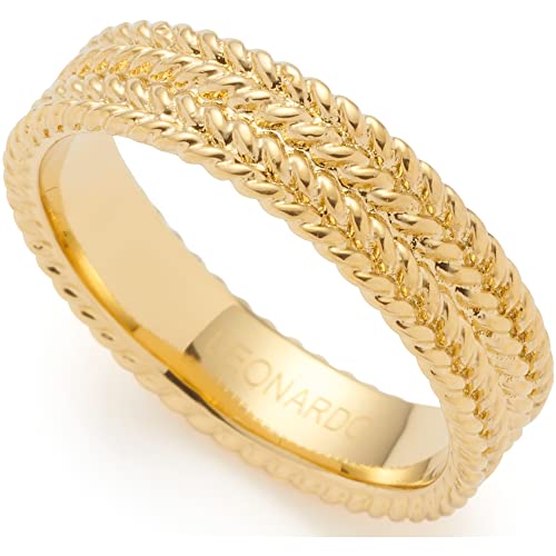 Leonardo bague pour femme en acier inoxydable idéale pour le bureau
