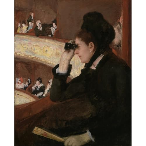 Poster Cassatt In the Loge - Art print décoration murale grand format roulé 76x101cm