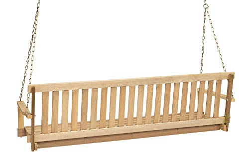 Woodlawn&Home, 800087, Traditional 5-Foot Swing Seat With Chains In Unfinished Hardwood… #TOP2
