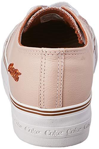 Tênis Coca-Cola Shoes, Atlanta Plataforma LT, feminino, Rose/Cobre, 37