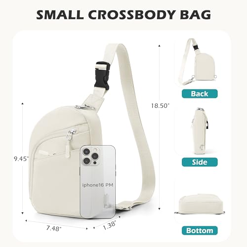TOPEAST Anti Theft Crossbody Bag