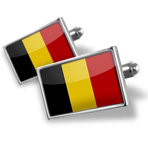 NEONBLOND Cufflinks Belgium Flag