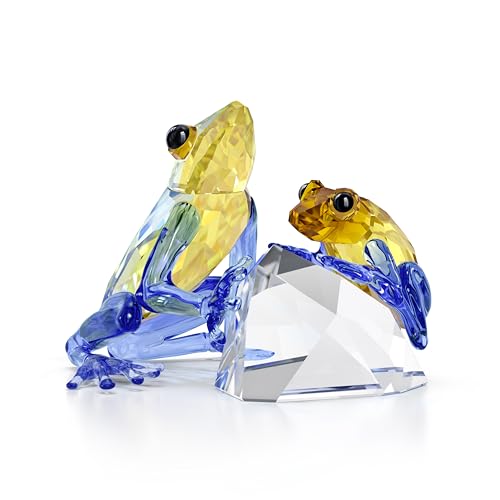 Grenouille et têtard Swarovski Idyllia haute cristallerie