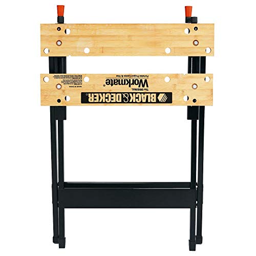BLACK+DECKER Workmate Portable Workbench, 350-Pound Capacity (WM125)
