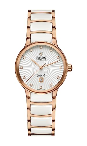 Rado Centrix Automatic Diamonds, White Dial with Diamonds and Date Display, Swiss Automatic Movement