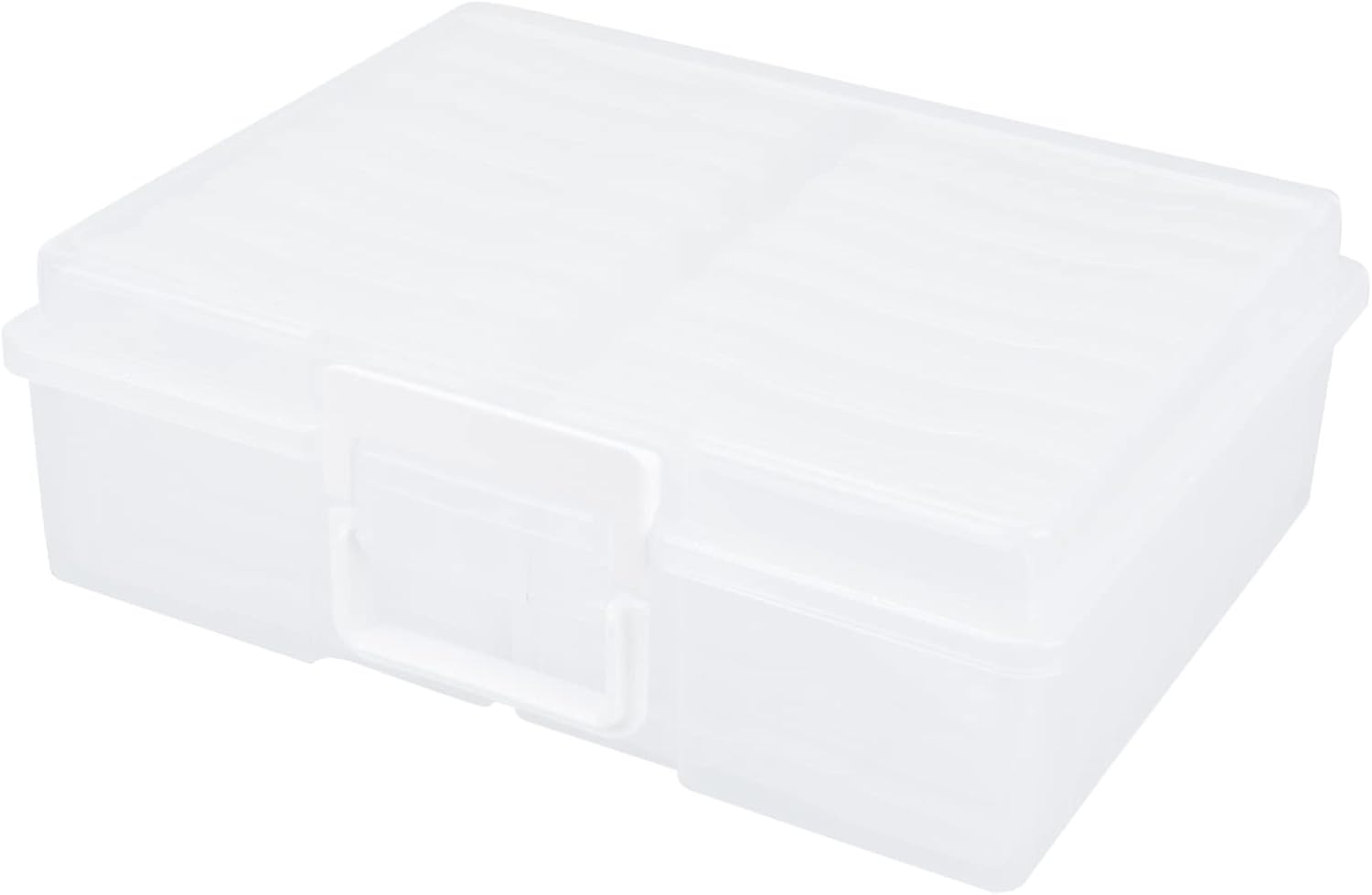 1pc Multifunctional Photo Organize Box Storage Case for Photos Postcards Craft Supplies and Items for Use