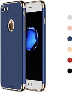 CROSYMX iPhone 7/8 Case, 3 in 1 Ultra Thin and Slim Hard Case