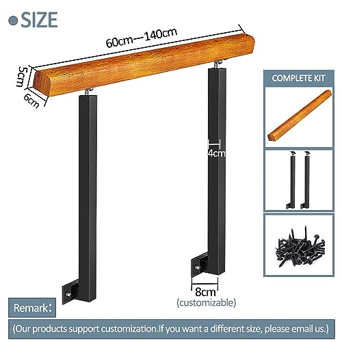 Rambarde en bois réglable et flexible pour sécuriser les escaliers extérieurs - 3