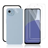 【2+1枚セット】AQUOS Wish4（SH-52E） 対応 ガラスフィルム 2枚 + カメラフィルム 1枚 ガイド枠付き 貼り付け簡単 硬度9H 画面鮮やか高精細 気泡ゼロ 飛散防止 衝撃吸収 指紋防止 ラウンドエッジ処理 強化ガラス