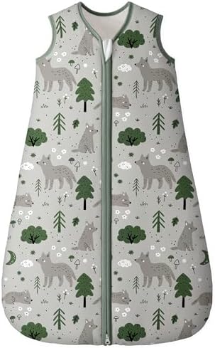 Yoofoss Schlafsack Baby Winter 2.5 Tog - 84cm/12-18 Monate Winterschlafsack Baumwolle Warm Babyschlafsack für Jungen Mädchen Neugeborene