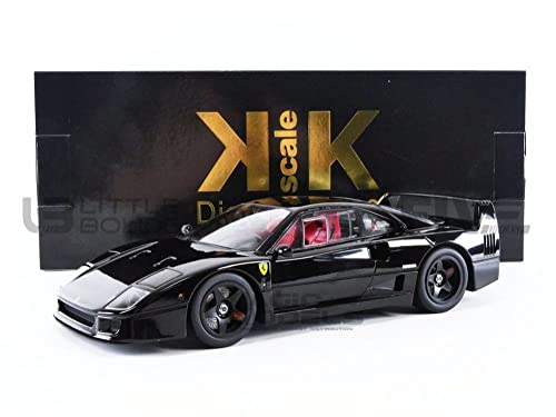 Kk Scale Models- Auto in Miniatura da Collezione, Colore Nero,