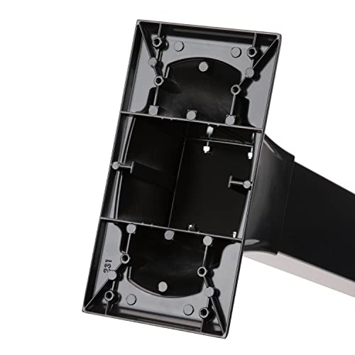 Architectural Mailboxes Callaway Adjustable, Aluminum Mailbox Post, Black #TOP29