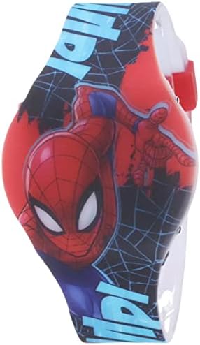 Marvel Spider-Man Kids' SPD4492 Digital Display Quartz Red Watch