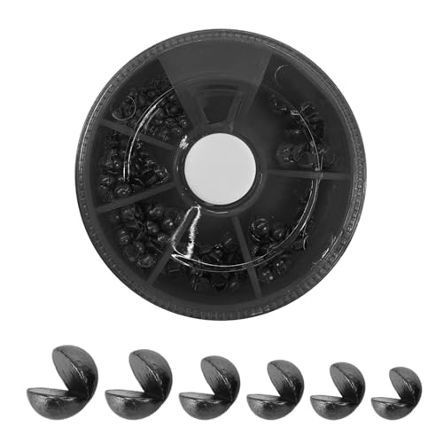 Xynovate 143 Piezas Plomada Pesca, Plomada De Pescacon Caja de Almacenamiento, Plomo De Pesca para Pescar con Peso de Balsa, Plomos Extraíbles Pesos de Plomo para Estabilización de la Línea