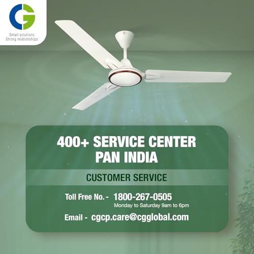Image of CG TulipAir Neo Deco | 1200mm | High Speed FAN | Doube ball bearing | 3-Year Warranty | Ivory
