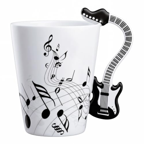 Guitar Mug 13.5oz with 3D Handle