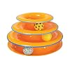 Petstages Tower of Tracks – Interactief kattenspeeltje – speeltoren met 3 etages – meerkleurig