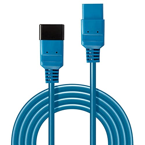 Lindy 2M Iec C19 To C20 Extension Cable. Blue - 3