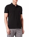 Kurze Ärmel BOSS Herren Prime Slim-Fit Poloshirt aus Baumwoll-Piqué Schwarz M