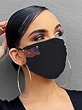 Die Glitzer-Gesichtsbedeckung ist perfekt für hübsche Mädchen und Frauen, um Ihr Kleid zu dekorieren. Die tägliche Kleidung macht Sie auffälliger.