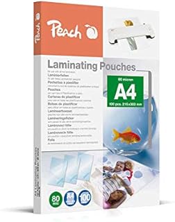Peach PP580-02 Folia Do Laminowania, DIN A4, 100 Sztuk