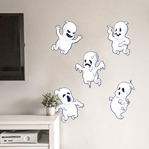 Halloween Spooky Ghosts Wall Decal Sticker Decor Peel & Stick Decorations #TOP1