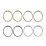 BESPORTBLE 16 Piezas Anillo De Nariz De Acero Inoxidable Redondo Joyería De Perforación Nariz para Pierced y Hueso Oreja