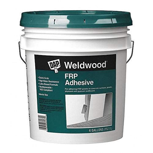 Adhesive, Gray, Acrylic Latex, 4 gal.