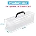 SUNEZLGO Storage Box For Toploader, Trading Card Storage Box Plastic, Playing Card Case, Large For Toploaders 200 Cards 750, Fit For Toploader and Standard Card