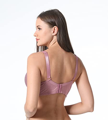 Image of Viola's Secret 6 Pack of Color Print T-Shirt Bras B Cup C Cup and D Cup